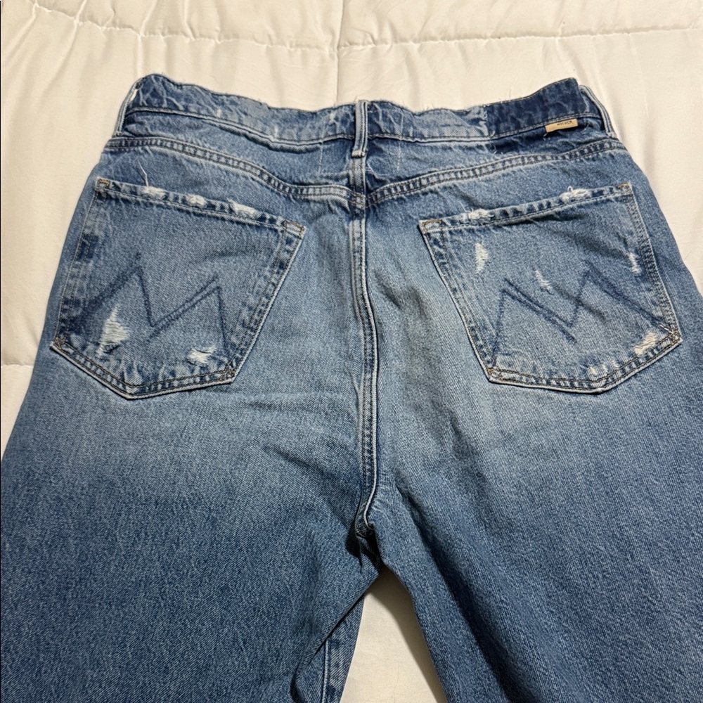 MOTHER Blue Flare & Wide Leg Jeans